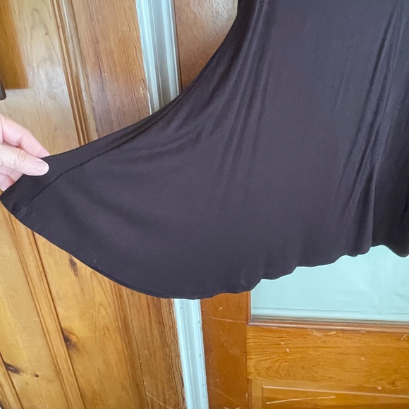 Lane Bryant flowy black tunic/mini size 18/20 - Picture 4 of 7